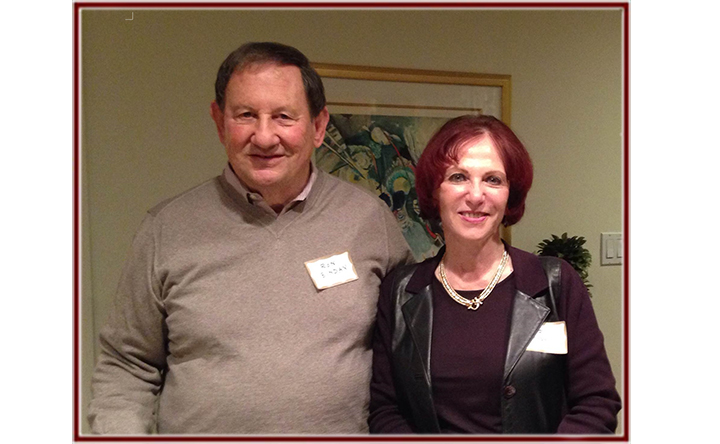 Ronald and Rosalyn Binday at Project Kesher event