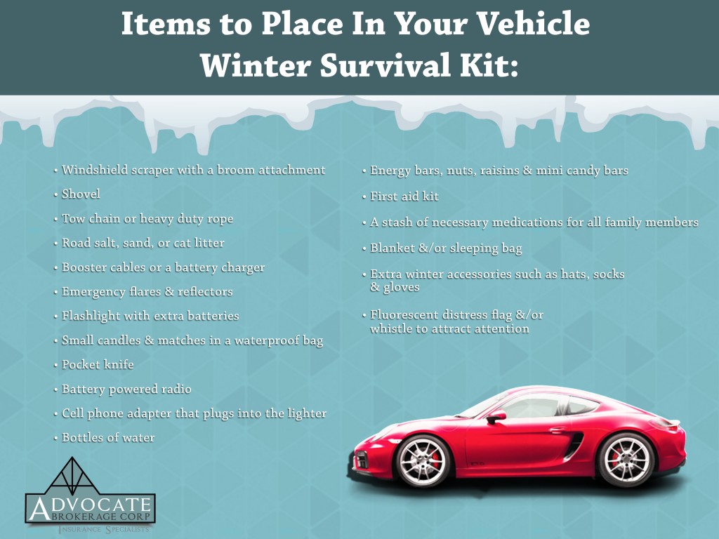 Winter Vehicle Survival kit